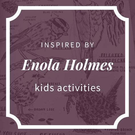 Enola Holmes Birthday Party Ideas, Sherlock Holmes Activities For Kids, Enola Holmes Birthday Party, Enola Holmes Party, Birthday Party Activity Ideas, Party Activity Ideas, 2000 Movies, Kids Activity Ideas, Kids Birthday Party Activities