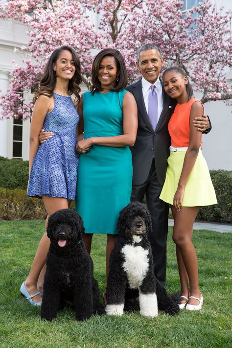 Michelle Obama Shares Pics of Bo and Sunny on National Dog Day: 'I Love These Two Balls of Fur' Sasha Obama Style, Obama Daughter, Obama Photos, Barack Obama Family, Malia And Sasha, Sasha Obama, Malia Obama, Michelle And Barack Obama, Nancy Reagan