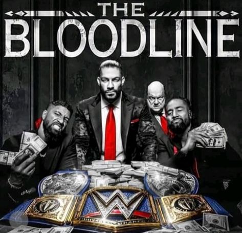 Wwe Bloodline, Roman Reigns Drawing, Famous Black People, Roman Reigns Family, The Bloodline, Paul Heyman, Roman Reigns Wwe Champion, Wwe Superstar Roman Reigns, Wrestling Posters