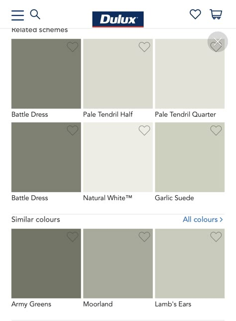 Sage Green Weatherboard House, Dulux Lambs Ears, Sage Dulux Paint, Sage Green Paint Colours Uk, Green Living Room Dado Rail, Pale Green Grey Paint, Sage Green Vj Panelling, Sage Green And White Hallway, Sage Green Grey Living Room