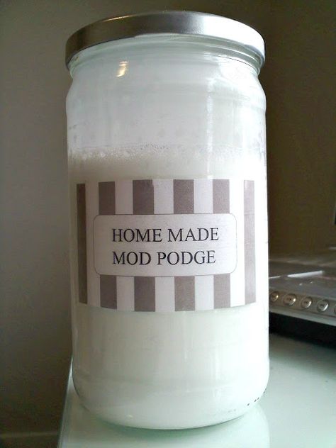 Home Made Mod Podge, Homemade Mod Podge, Shake Shake, Mod Podge Crafts, Elmer's Glue, Modge Podge, Jungkook Aesthetic, Diy Homemade, Mod Podge