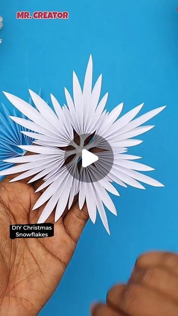 MR. CREATOR on Instagram: "DIY handmade paper christmas snowflakes #Reels #Shorts #Crafts" Diy Handmade Paper, Handmade Christmas Decorations, Instagram Diy, Paper Christmas, July 15, Christmas Snowflakes, Handmade Paper, Diy Handmade, Handmade Christmas