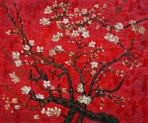 (10) van gogh - Twitter Search / Twitter Vincent Willem Van Gogh, Van Gogh Almond Blossom, Arte Van Gogh, Almond Blossom, Van Gogh Paintings, Van Gogh Art, Paintings Art, Post Impressionism, Red Art