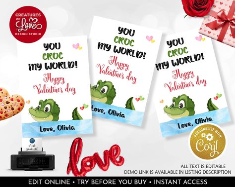 Valentines Day Card, Printable Designs, My World, Kids Cards, Mobile Device, Cardstock Paper, Save Time, Valentines Cards, Colorful Prints