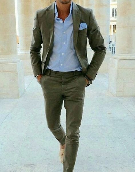 Green Summer Suit Men, Garden Party Suit Men, Sage Green Blazer Men, Green Wedding Guest Outfit Men, Mens Summer Suits Wedding, Men Smart Casual Outfit Summer, Men’s Summer Wedding Guest Attire, Mens Wedding Guest Outfit Summer Casual, Suits For Summer Wedding