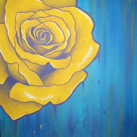 Yellow rose painting. Acrylic on wood. Yellow Rose Painting, Rose Painting Acrylic, Canvas Inspiration, Simple Canvas Paintings, Acrylic On Wood, Painting Flowers, Rose Art, Rose Painting, Canvas Paintings