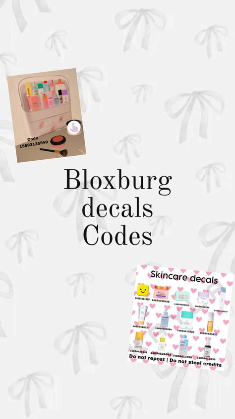 #roblox #bloxburg House Decals Codes, Bloxburg Bedroom Decals, Bloxburg Bedroom, Decals Codes, Bloxburg Houses, House Decals, Bedroom Decals, Bloxburg Decals Codes, Bloxburg Decals