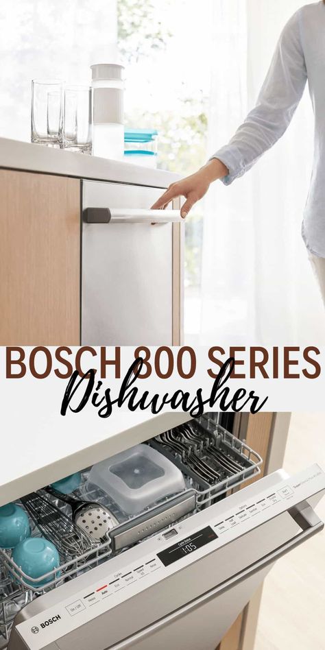 Bosch Dishwasher 800, Bosch Kitchen Appliances, Bosch Appliances Kitchen, Bosch 800 Series, Bosch Dishwasher, Bosch Appliances, The Dishwasher, Sound Absorbing, Energy Star