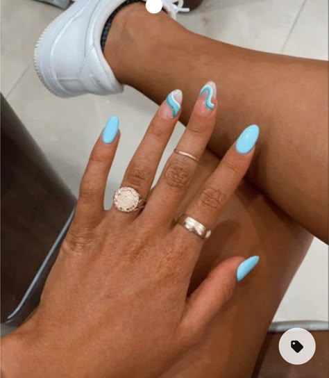 Teal Acrylic Nails, Dance Nails, Kylie Nails, Preppy Nails, Pink Tip Nails, Cruise Nails, Wave Nails, Beach Nail Designs, Beachy Nails