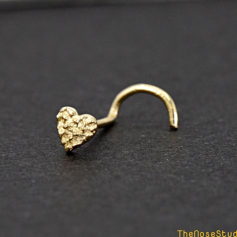 Nugget Rings, Gold Nose Piercing, Custom Gold Jewelry, Gold Nugget Ring, Xoxo Jewelry, Gold Nose Ring, Dope Jewelry Accessories, Nose Screw, Gold Nose Stud