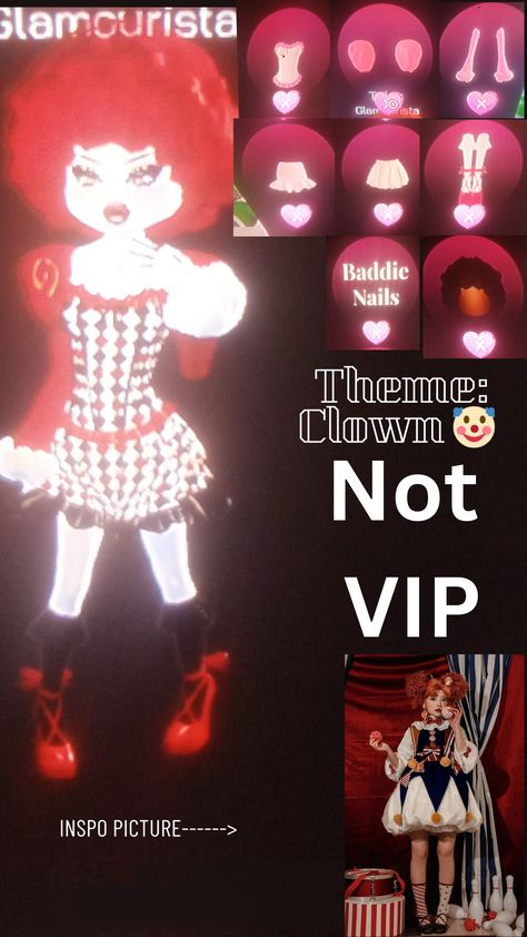 Dress to impress (roblox) Creepy Carnival Dress To Impress Outfit, Jester Dress To Impress No Vip, Dress To Impress Creepy Carnival, Creepy Carnival Dress To Impress, Clown Dress To Impress, Animatronics Dress To Impress, Jester Outfit, Scary Mary, Weird Fashion Trending