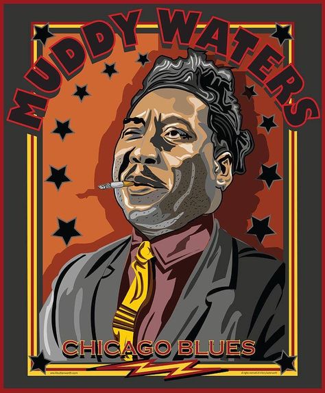 Blues Music Art, Blues Poster, Blues Music Poster, Smooth Jazz Music, Mississippi Blues, Music Wedding, Butterworth, Perfect Music, Muddy Waters