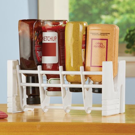 Rolling Pantry, Essential Kitchen Items, Refrigerator Doors, Condiment Bottles, Organization Accessories, Doors Kitchen, Collections Etc, Diy Holder, Bottle Rack