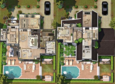 Rag To Riches Sims 4, Sims 4 Houses Layout 50x40, Sims 4 50x40 Floor Plans, Sims 4 Floorplan Family House, Sims 4 Family House Floor Plans, Sims4 Houses Ideas Floor Plans, Sims 4 Houses Ideas Layout Floor Plans, Sims 4 Mansion Floor Plans, Floorplans Sims 4