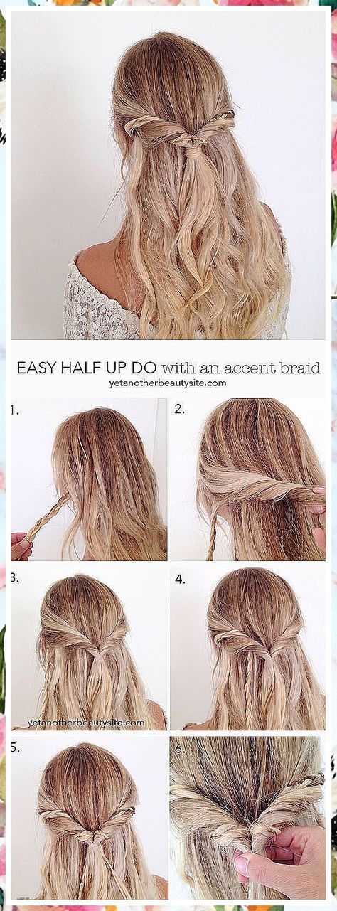 Cute Winter Hair Accessories - Be Awesome - Stop Searching! Get all your needs met from one of the leading online retailers. Hairstyles For Really Long Hair, Quick And Easy Hairstyles, Easy Beach Hairstyles, Prom Hair Tutorial, Really Curly Hair, Easy Updos For Long Hair, Long Hair Care, Diy Wedding Hair, Wedding Hairstyles Medium Length