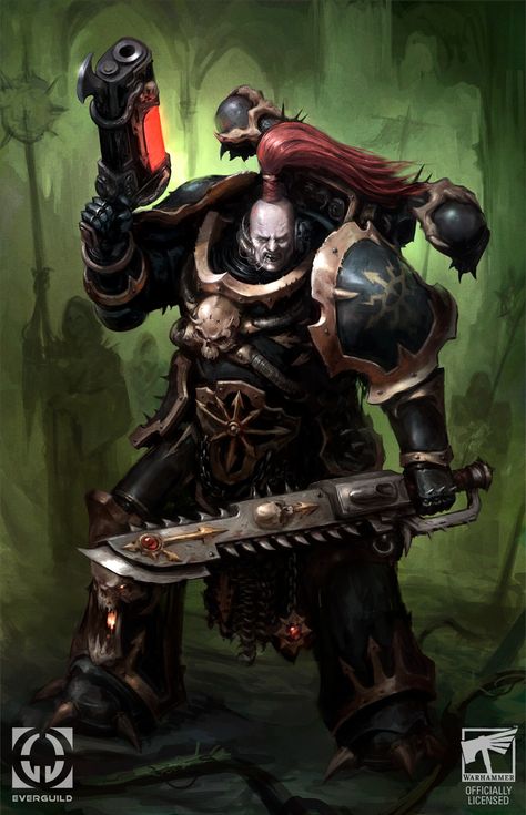 ArtStation - Black Legion. Havoc Champion Warhammer 40k Factions, Chaos Space Marines, Chaos Legion, Chaos 40k, Rogue Traders, Sons Of Horus, 40k Artwork, The Horus Heresy, Warhammer 40k Art