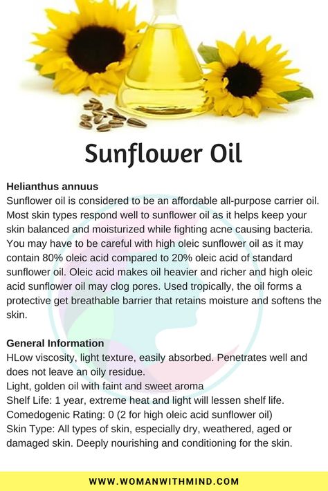 Sunflower Oil General Information and Beauty DIY #diy #diybeauty #essentialoils Carrier Oil Benefits, Medical Mysteries, Carrier Oils For Skin, Cold Remedy, Natural Oils For Skin, Essential Oils Collection, Essential Oil Carrier Oils, Essential Oils Herbs, Helianthus Annuus