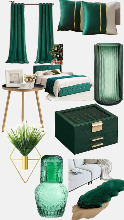 Amazon Green Bedroom Accessories Emerald Green Room Ideas, Emerald Green Room Ideas Bedroom, Emerald Green Room, Emerald Green Rooms, Emerald Green Bedroom, Green Room Ideas, Green Room Ideas Bedroom, Emerald Green Bedrooms, Emerald Green Decor