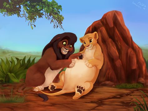 I can feel them Lion King 1 1/2, Kiara And Kovu, Lion King 1, Lion King Fan Art, Lion King 2, Animation Movies, Simba And Nala, Lion King Art, Lion Guard