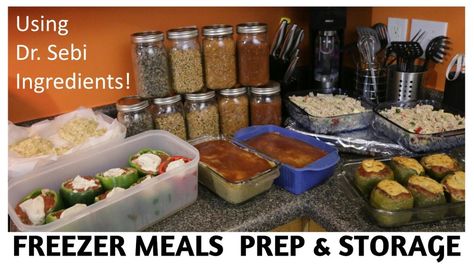 Alkaline Electric Freezer Meals Prep & Storage, Dr. Sebi Approved Recipes - by LP Share! #tysconsciouskitchen #drsebi #alkaline #electricfood #vegan #vegetarian #recipes #veganlife Dr Sebi Recipes Alkaline Diet, Alkaline Diet Benefits, Dr Sebi Recipes, Dr Sebi Alkaline Food, Alkaline Diet Recipes, Recipe Tutorial, Freezer Meal Prep, Dr Sebi, Electric Foods