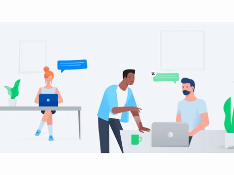 Office communication by Ihor Karas - Dribbble Communication Illustration, Sign Language Phrases, Animation Explainer Video, Corporate Communication, Explainer Video, Video Production Company, Motion Design Animation, Video Projection, 2d Animation