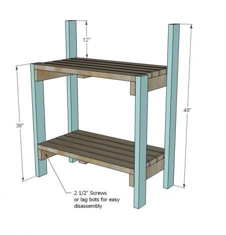 Potting Benches Diy, Simple Garden Furniture Ideas, Potting Bench Ideas, Diy Potting Bench, Potting Bench Plans, Diy Bank, Outdoor Potting Bench, Potting Benches, Pallet Patio Furniture