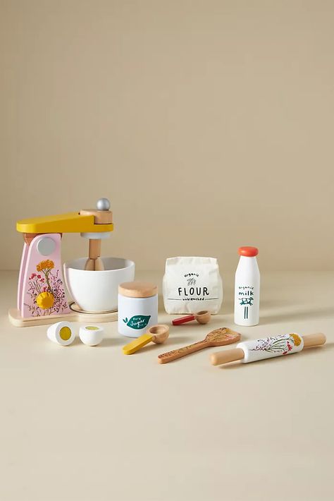 Manhattan Toy | Anthropologie Kids Baking Set, Kids Baking, Sugar Jar, Organic Milk, Pumpkin Candles, The Stand, Baking Set, Manhattan Toy, Stand Mixer