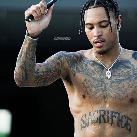 @papikellyoubre shared a photo on Instagram: “#explorepage #kellyoubrejr” • May 25, 2020 at 10:18pm UTC Kelly Oubre Jr, Kelly Oubre, Black Men Tattoos, Torso Tattoos, Tattoo Inspiration Men, Chest Tattoo Men, Chest Piece Tattoos, Mens Braids Hairstyles, Mens Braids