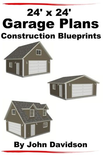 Construction Blueprints, Garage Building Plans, Blueprint Construction, Building A Small Cabin, 1 Bedroom House Plans, John Davidson, Spec House, Small Cabin Plans, Building A Garage