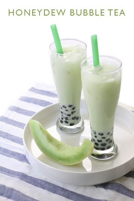 Honeydew Boba Tea, Honeydew Melon Smoothie, Honeydew Milk Tea, Honeydew Smoothie, Melon Smoothie, Boba Tea Recipe, Bubble Tea Flavors, A2 Milk, Foodgawker Recipes