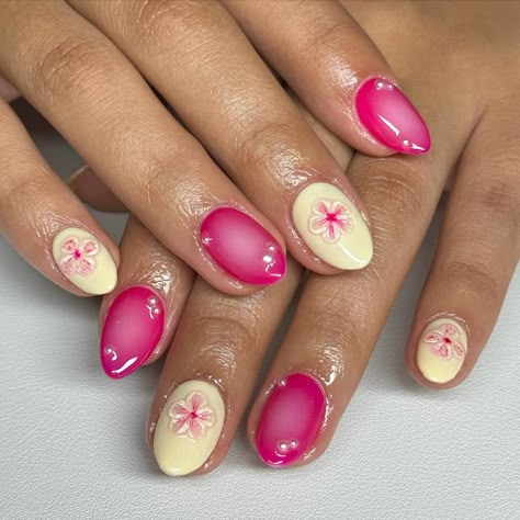 ✨💗 Colorful Nail Art Ideas, Aladdin Inspired Nails, Multi Nail Designs, Gel Nail Designs Colorful, Acrylic Nails 2024, Nail Ideas 2024, Nail Inspo 2024, Trendy Simple Nails, Simple Pink Nail Designs