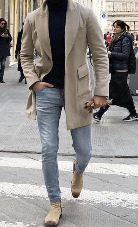 Men beige winter long Overcoat Long Trench Coat Men new Jacket Coats Men Business Long coat Solid Windbreak Coat winter Outwear winter coat Mens Long Jacket, Long Coat Men, Overcoat Men, Mens Casual Outfits Summer, Long Overcoat, New Jacket, Stylish Men Casual, Trench Coat Men, Coat Men