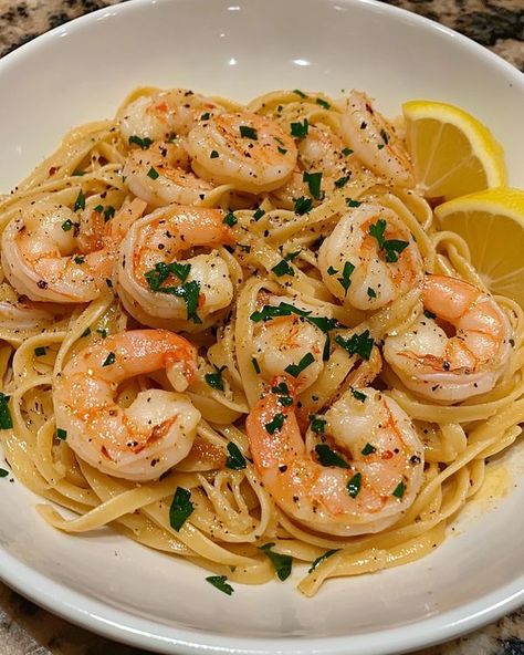 Cookerecipe | Garlic Butter Shrimp Scampi Linguine  | Facebook Garlic Butter Shrimp Scampi, Shrimp Scampi Linguine, Linguine Pasta, Garlic Butter Shrimp, Butter Shrimp, Shrimp Scampi, Summer 2025, Linguine, Garlic Butter