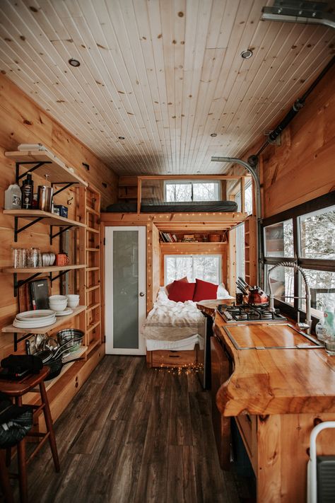 Off Grid Cabin Interior, Mountain Biking Trails, Mini Cabin, Snow Falls, Lakeside Cabin, Off Grid Cabin, Tiny Cabin, Tiny House Cabin, Small Cabin