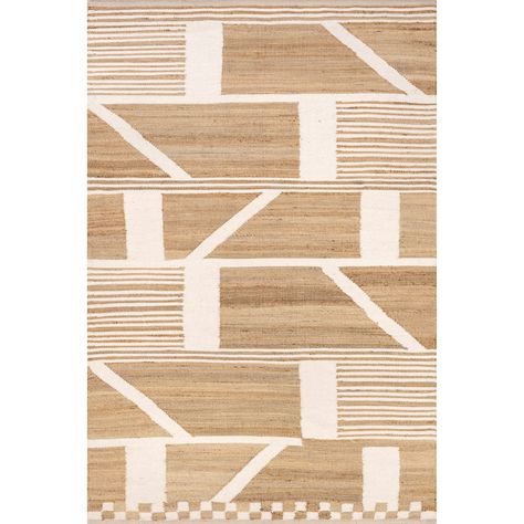 Brooklyn Rug Co Ambrosia Geometric Tiled Jute Blend Area Rug - Bed Bath & Beyond - 40290091 Kitchen Natural, Neutral Rug Living Room, Rug For Dining Room, Cozy Rugs, Jute Rugs, Flatweave Rug, Neutral Rug, Rug Neutral, Natural Fiber Rugs