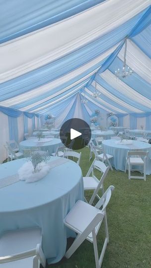 1M views · 122K reactions | 30x40 Tent for a Baby Shower. Please Please Please book with Party Powers 💙
.
#draping #babyshower #drapes #candycart #30x40 #tent | Party Powers | Event Rentals, Tent Draping, Balloons & More | altego_music · Please Please Please x Super Trouper (Altégo mix) Decorating Tents For Parties, Party Tent Decorations, Tent Draping, Tent Party, Mexican Themed Weddings, Winter Tent, Ceiling Draping, Large Tent, Tent Decorations