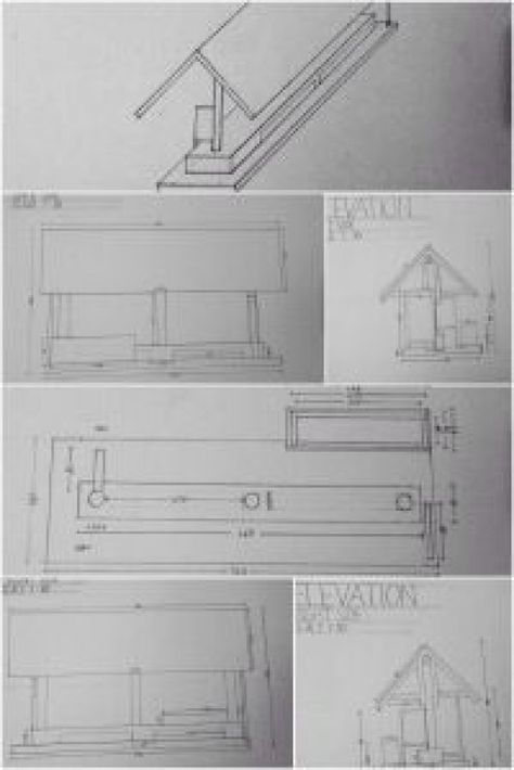 Floor Plan and Elevations of Bus Shelter #bus #halte #bus Architect Student Life, Gothic Architecture Drawing, Bus Stop Design, Architecture Site Plan, Urban Furniture Design, Bus Shelters, Shelter Design, Retractable Roof, Architecture Presentation Board