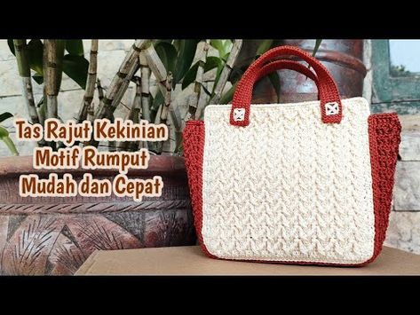 Crochet Bag Easy, Crochet Mini Bag, Ribbon Embroidery Kit, Crochet Slippers Free Pattern, Crocheted Bags, Crochet Bag Tutorials, Crochet Pouch, Paper Craft Diy Projects, Diy Handbag