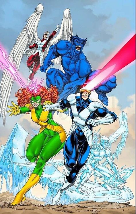 X-Men! Art by Brett Booth X Men Art, Brett Booth, Storm Marvel, Cyclops Marvel, Xmen Art, X-men, Marvel And Dc Characters, Anime World, Marvel Xmen