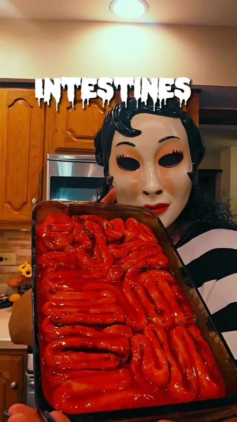 🧟‍♀️ Cinnamon Roll Intestines 🧟‍♂️ . For Halloween 2023, I whipped up a spooky dish for my short. Using Pillsbury cinnamon rolls, I crafted edible intestines, perfect for Halloween treats. These guts are a ghoulish addition to my Halloween party food lineup, adding a touch of creepy fun to a Halloween DIY creation. If you're looking for gross food ideas for Halloween, these cinnamon roll intestines are a must-try. They turned out so realistic that my Halloween party guests couldn't believe the Halloween Cinnamon Rolls Guts, Halloween Guts Food, Halloween Cinnamon Roll Intestines, Cinnamon Roll Intestines Halloween, Halloween Hot Food, Cinnamon Roll Brains Halloween, Cinnamon Roll Guts Halloween, Spooky Cinnamon Rolls, Cinnamon Roll Halloween