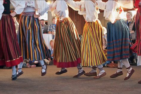 Estonian folk dancers! Baltic Culture Aesthetic, Estonian Folk Costume, Estonian Aesthetic, Estonia Culture, Estonian Culture, Estonian Clothing, National Clothes, European Culture, Folk Dresses