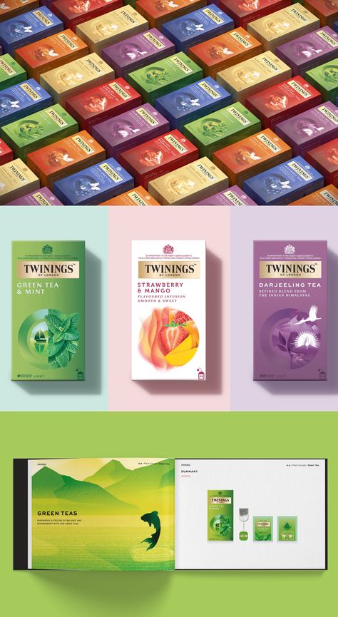 Butterfly Packaging, Packaging Redesign, Pet Packaging, Tea Package, Twinings Tea, Tea Packaging Design, Pin Bb, 2d Design, Tea Packaging