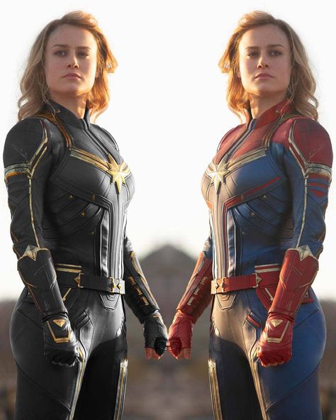 pic your  favorite  Captain marvel suit 👌  edit by @rahalarts Marvel Movie Timeline, Marvel Timeline, Captain Marvel Carol Danvers, The Marvels, Carol Danvers, Forrest Gump, Brie Larson, Marvel Films, Marvel 3