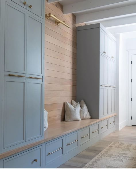 Kitchen Mudroom Combo, Morris Lantern, Small Mudroom Ideas Entryway, Mudroom Cabinetry, Ikea Mudroom, Mud Wall, Mudroom Laundry Room Ideas, Laundry Room/mudroom, Farmhouse Mudroom