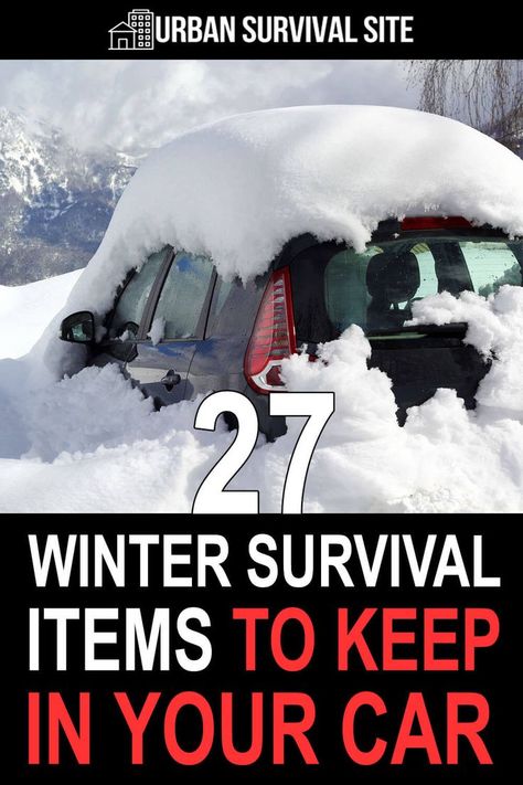 What would you do if you were trapped in your car during a winter storm? Would you have the survival items you need until help arrives? Winter Storm Prep, Winter Emergency Car Kit, Winter Storm Preparedness, Winter Preparedness, Storm Preparedness, Survival Project, Car Emergency Kit, Winter Survival, Survival Items