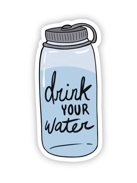 💦

Set a daily goal and get reminders to drink water throughout the day. #waterdrinkingreminder #hydration . #Drink_Water_Sticker #Printable_Journal_Stickers #Stickers_Aesthetic_Printable #Cute_Stickers_Aesthetic Drink Your Water Sticker, Laptop Stickers Aesthetic Printable, Work Out Stickers, Printable Stickers For Journal, Drink Water Sticker, Hilarious Stickers, Self Care Stickers, Mood Stickers, Mood Sticker