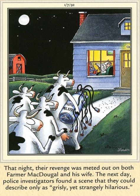 Father MacDougal Farside Comics, The Far Side Gallery, Gary Larson Cartoons, Far Side Cartoons, Physics Humor, Funny Cartoon Memes, Far Side Comics, Gary Larson, Engineering Humor