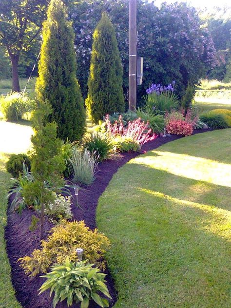 Garden Pathways, Front Garden Landscape, Backyard Garden Landscape, Front Yard Garden Design, Front Yard Ideas, Front Landscaping, Lawn And Landscape, Have Inspiration, Backyard Garden Design