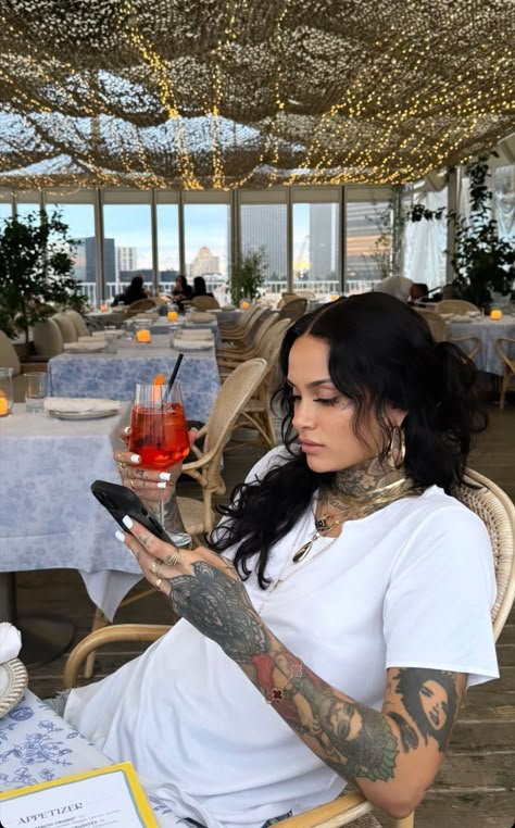 kehlani Kehlani Tattoo, Taurus Tattoo, Kehlani Parrish, Masc Fashion, Arrow Tattoo, Owl Tattoo, Kehlani, How To Pose, Girl Crush