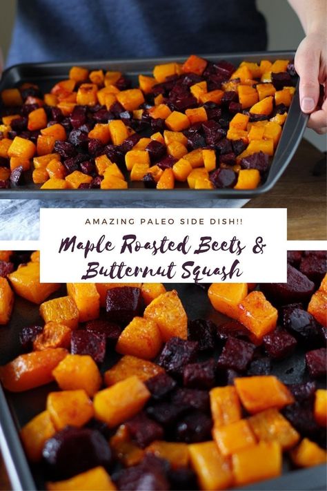 Beet Recipes, Vegan Side Dishes, Roasted Beets, Roasted Butternut Squash, Roasted Butternut, Squash Recipes, Healthy Side Dishes, Side Recipes, Veggie Dishes